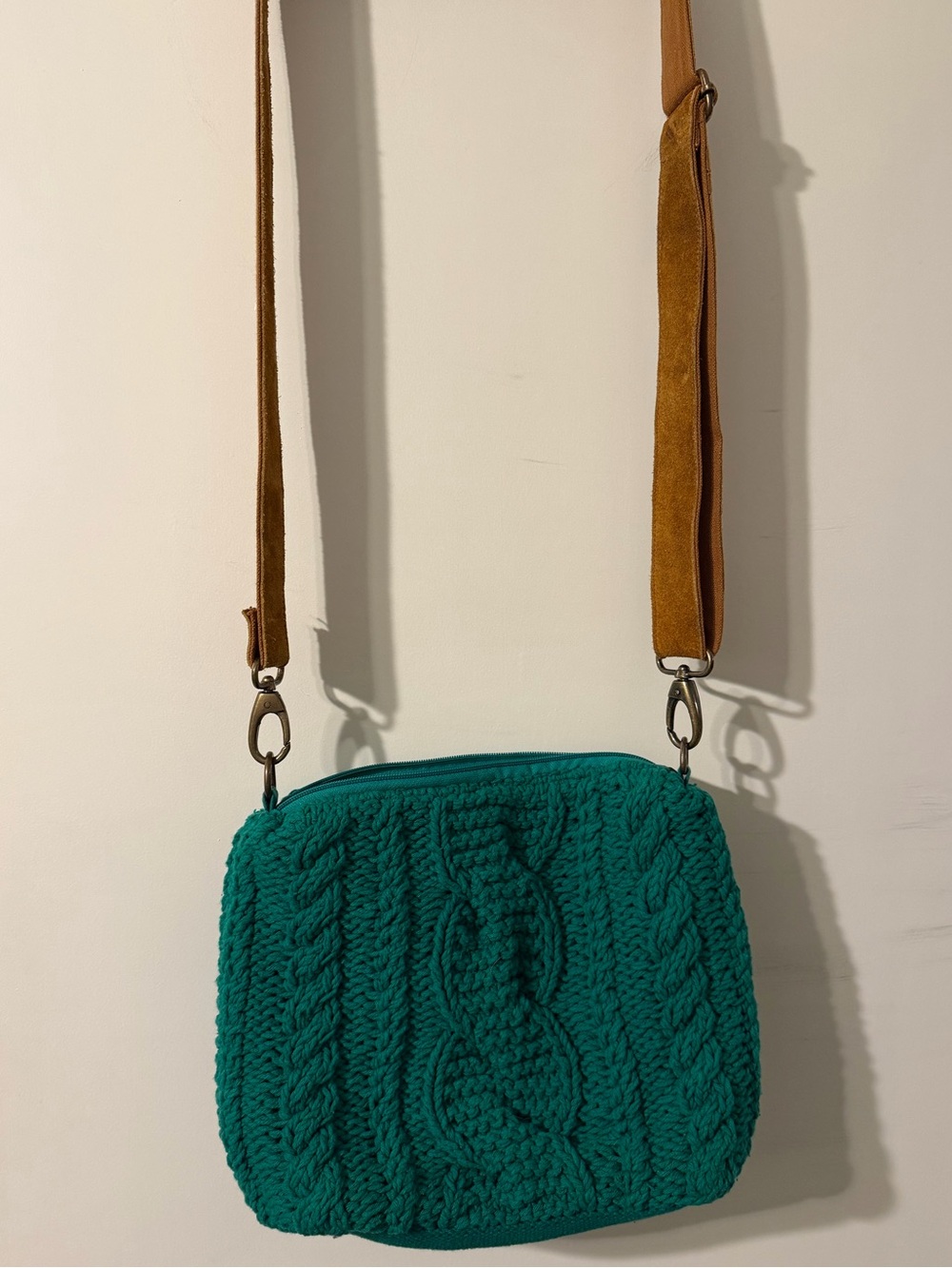 Panache Apparel Cable Knit Crossbody